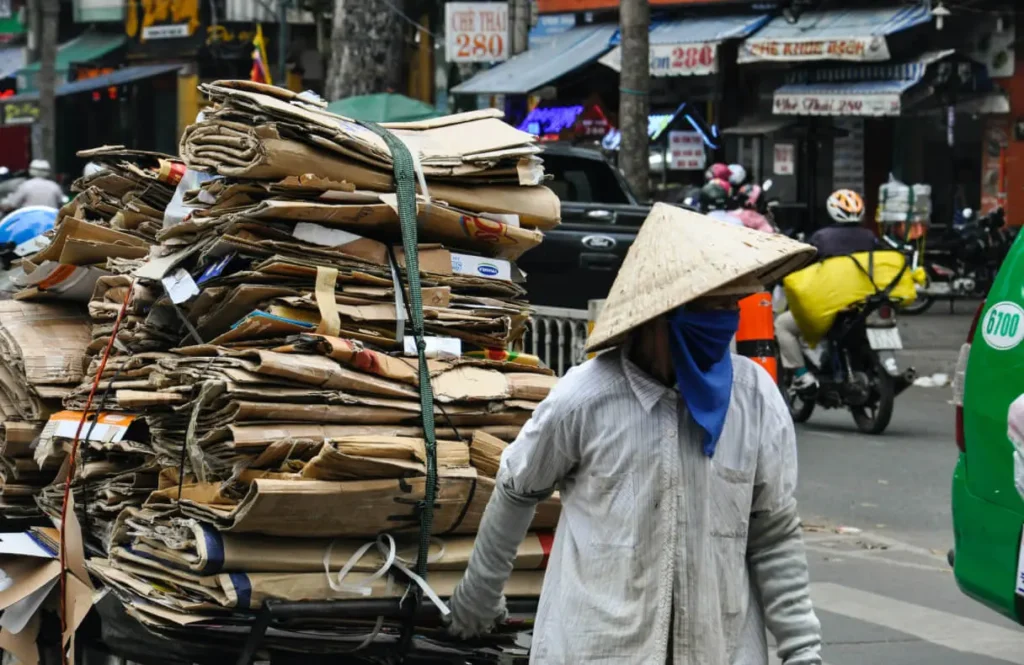 Street scene in Ho Chi Minh City, Vietnam